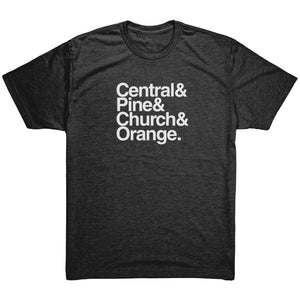 The "Downtown Streets" Men's Tri-blend Tee