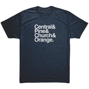 The "Downtown Streets" Men's Tri-blend Tee