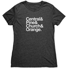 The "Downtown Streets" Women's Tri-blend Tee