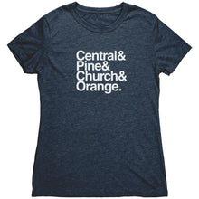 The "Downtown Streets" Women's Tri-blend Tee