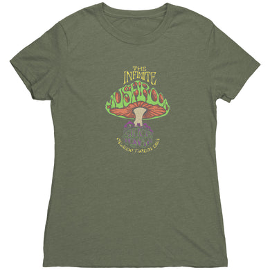 The Infinite Mushroom “Groovy” Women’s Triblend Tee
