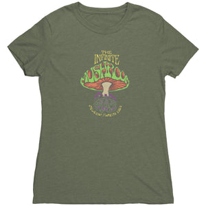 The Infinite Mushroom “Groovy” Women’s Triblend Tee