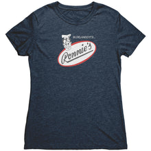 The Ronnie’s Restaurant “Menu” Women’s Triblend Tee