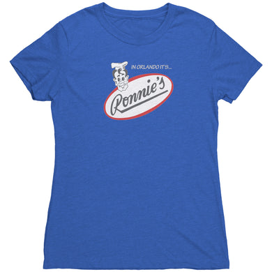 The Ronnie’s Restaurant “Menu” Women’s Triblend Tee