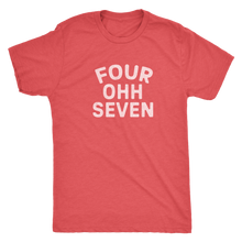 The "Four Ohh Seven" Area Code Men's Tri-blend Tee